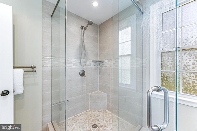 10510 Vincent Rd, White Marsh, MD 21162 - full bath featuring a stall shower and recessed lighting