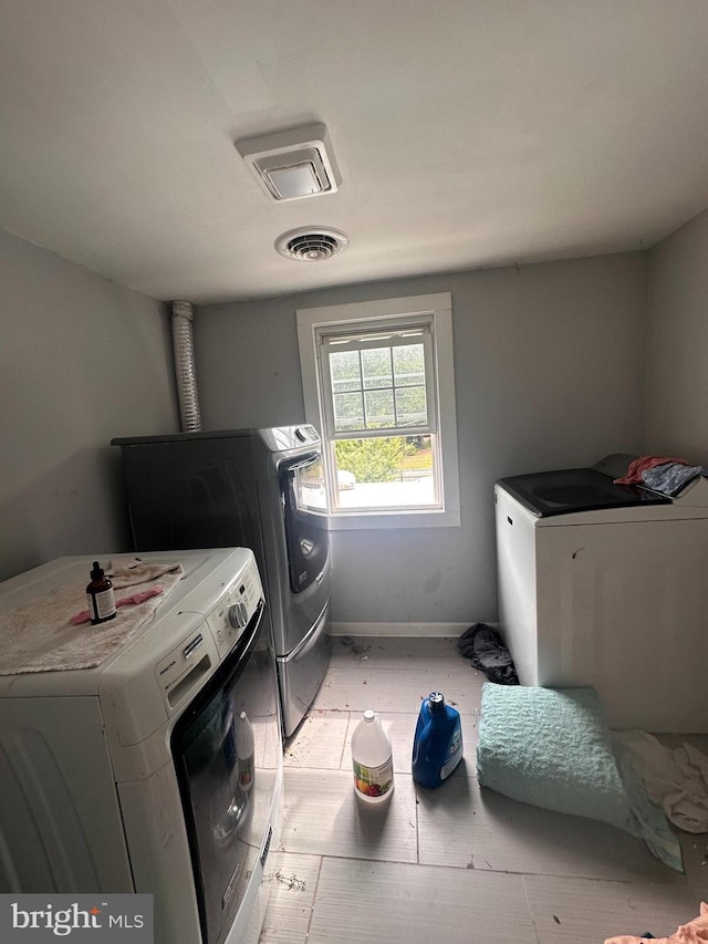 17286 Apple Tree Rd, Bridgeville, DE 19933 - washroom with washing machine and dryer and baseboards