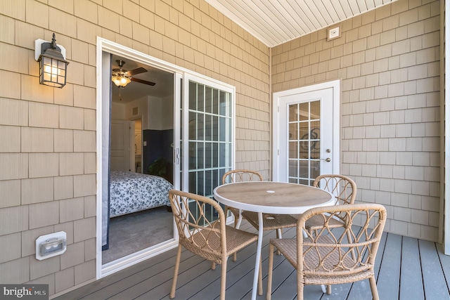 406-203 Bold Ruler Ct, Havre De Grace, MD 21078 - wooden deck featuring outdoor dining area