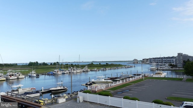 557 Launch Ave, Somers Point, NJ 08244 - dock area featuring a water view and view of marina