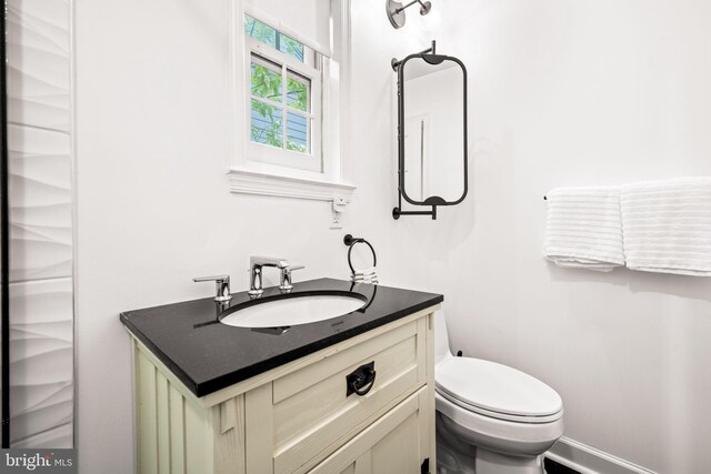 3311 Cameron Mills Rd, Alexandria, VA 22302 - bathroom with vanity and toilet