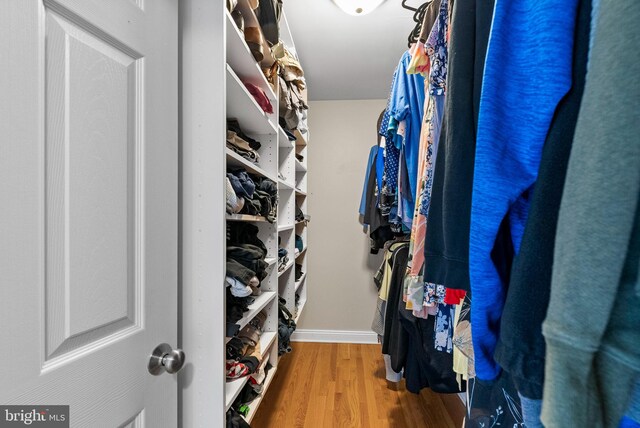 143 Oak St, Bridgewater, NJ 08807 - walk in closet with wood finished floors