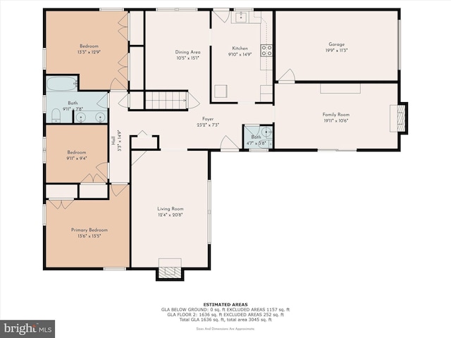 2722 E Riding Dr, Wilmington, DE 19808 - room layout
