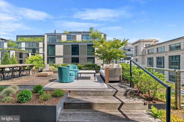 925 H St NW Unit 810, Washington, DC 20001 - view of patio with an outdoor hangout area