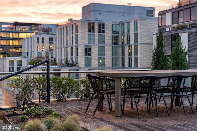 925 H St NW Unit 810, Washington, DC 20001 - view of wooden terrace