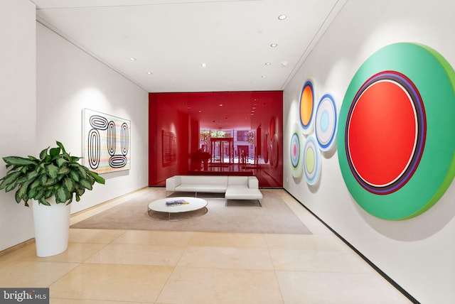925 H St NW Unit 810, Washington, DC 20001 - building lobby with recessed lighting