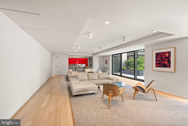 925 H St NW Unit 810, Washington, DC 20001 - living room with light wood-type flooring