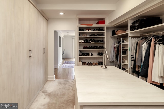 1914 35th St NW, Washington, DC 20007 - spacious closet with wood finished floors