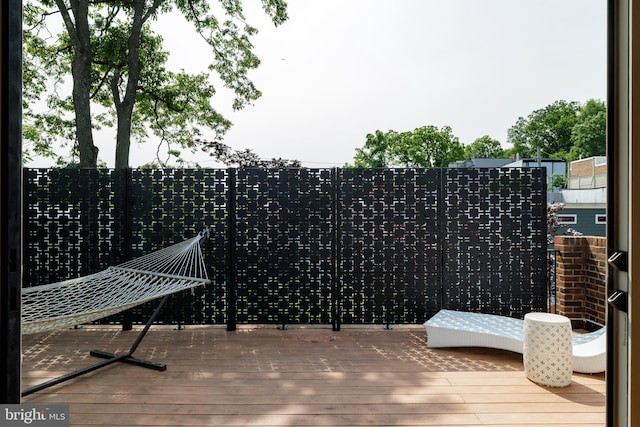 1914 35th St NW, Washington, DC 20007 - view of deck