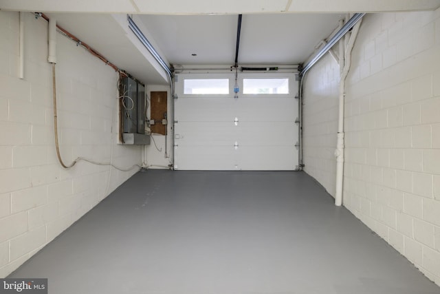 1914 35th St NW, Washington, DC 20007 - garage featuring concrete block wall
