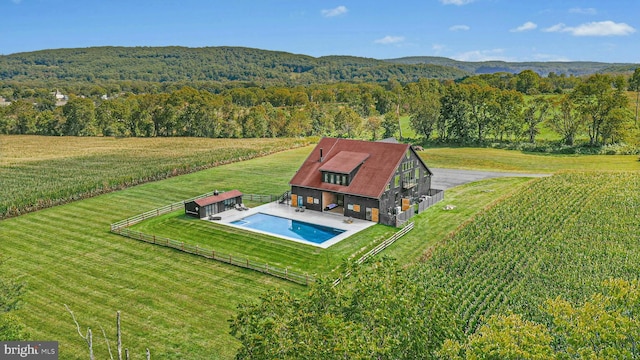 820 Spring Hill Rd, Riegelsville, PA 18077 - overview of rural landscape with a forest