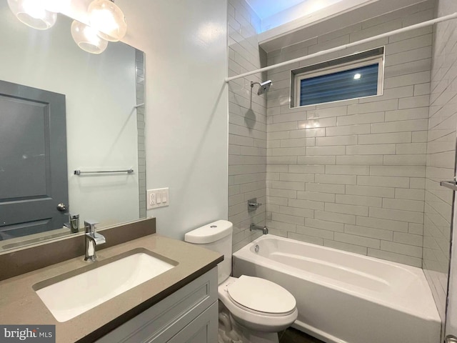 1337 N Franklin St, Philadelphia, PA 19122 - bathroom with vanity, shower / bathtub combination, and toilet