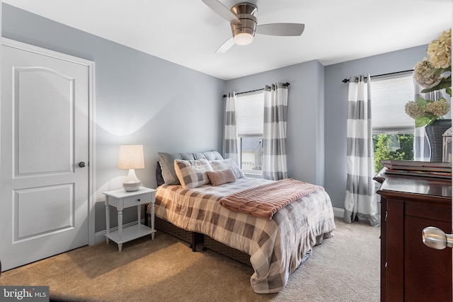 318 Windsor Rd, Mullica Hill, NJ 08062 - bedroom with carpet floors and a ceiling fan