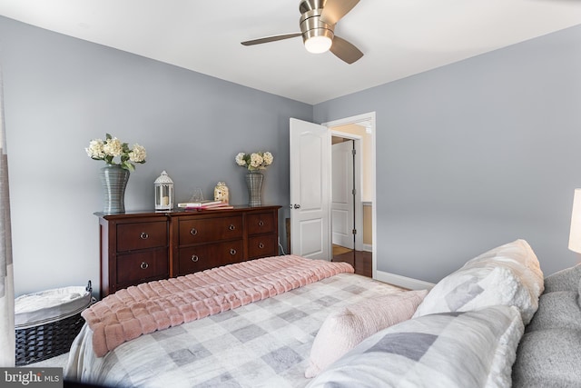 318 Windsor Rd, Mullica Hill, NJ 08062 - bedroom with a ceiling fan and baseboards