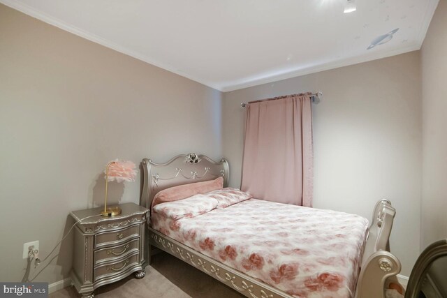3627 Singleton Ter, Frederick, MD 21704 - bedroom with carpet flooring, ornamental molding, and baseboards