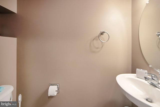 3627 Singleton Ter, Frederick, MD 21704 - half bathroom featuring a sink and toilet