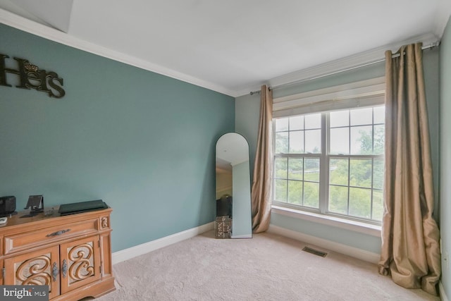 3627 Singleton Ter, Frederick, MD 21704 - bedroom featuring baseboards, ornamental molding, and carpet