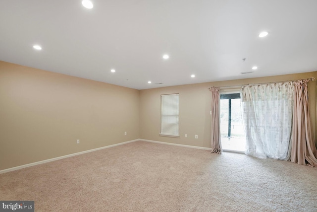 3627 Singleton Ter, Frederick, MD 21704 - carpeted spare room with recessed lighting and baseboards