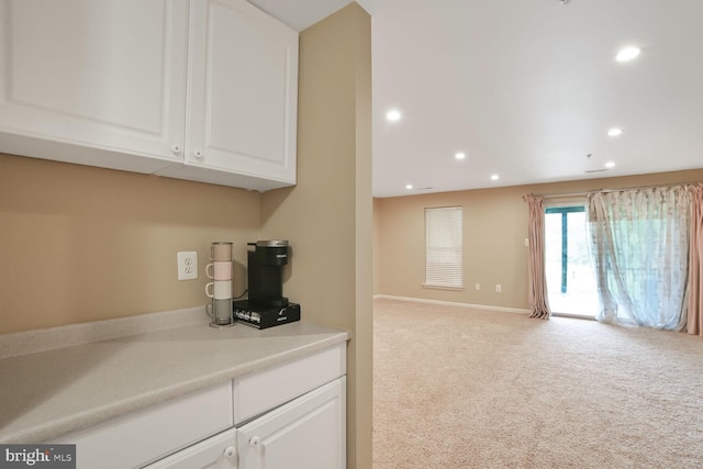 3627 Singleton Ter, Frederick, MD 21704 - bar featuring recessed lighting, carpet flooring, and baseboards