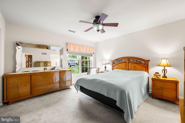 1541 Foresman Dr Unit 125, Pottstown, PA 19464 - bedroom featuring light carpet and ceiling fan