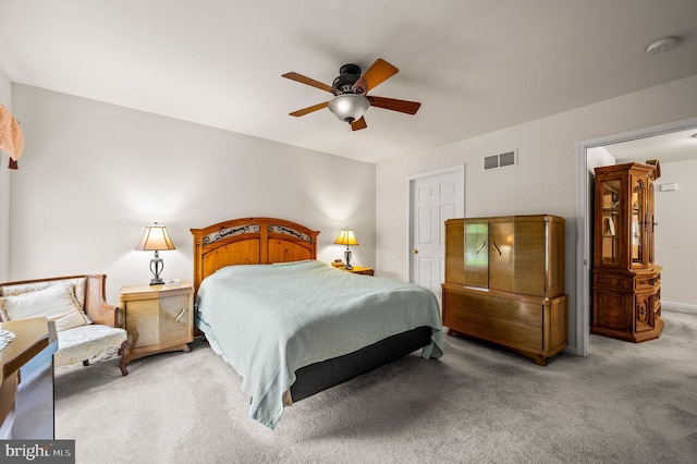 1541 Foresman Dr Unit 125, Pottstown, PA 19464 - bedroom with light carpet and ceiling fan