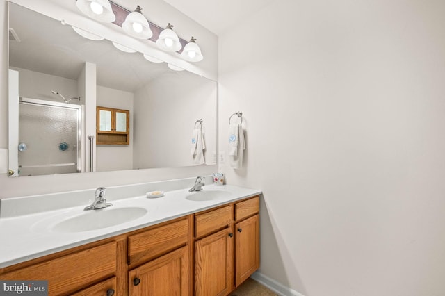 1541 Foresman Dr Unit 125, Pottstown, PA 19464 - full bathroom featuring a stall shower and double vanity