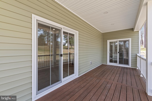 6978 Bray Rd, Hayes, VA 23072 - view of wooden deck