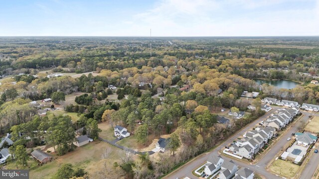 6978 Bray Rd, Hayes, VA 23072 - aerial view of property's location with a heavily wooded area and nearby suburban area