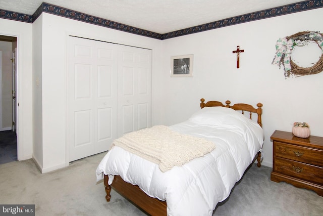 55 Glen Burnie Dr, Sicklerville, NJ 08081 - bedroom featuring light carpet, a closet, and baseboards