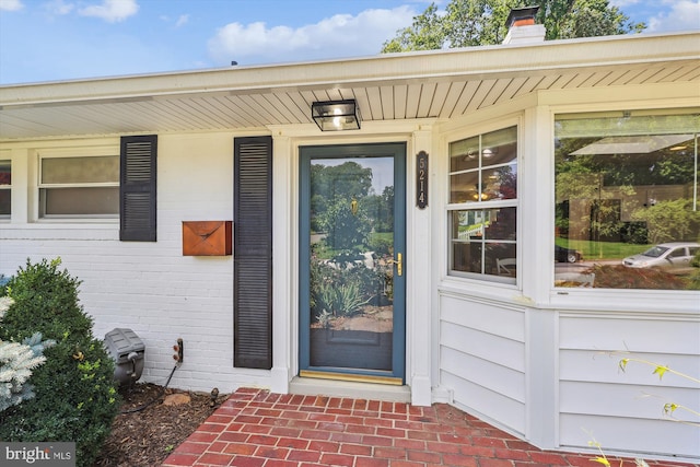 5214 Juliet St, Springfield, VA 22151 - property entrance with a chimney