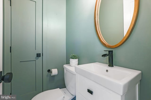 5214 Juliet St, Springfield, VA 22151 - half bathroom featuring toilet and vanity