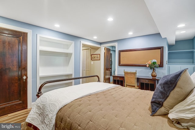 2305 S Inge St S, Arlington, VA 22202 - bedroom featuring recessed lighting and wood finished floors