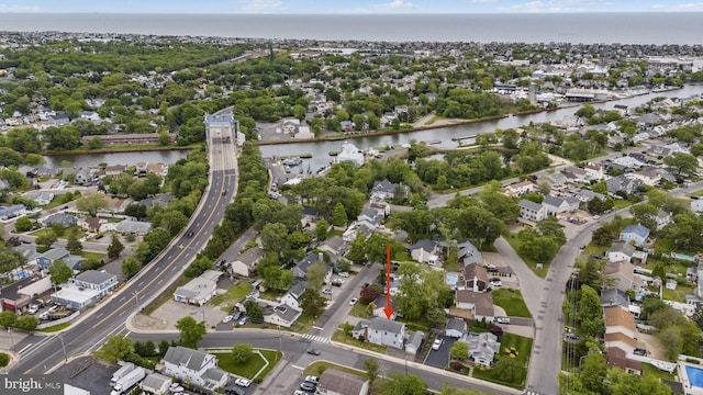 2034 Beach Blvd, Point Pleasant Boro, NJ 08742 - aerial view of property's location featuring a nearby body of water and nearby suburban area