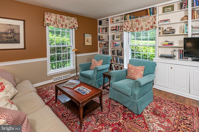 4582 Province Line, Princeton, NJ 08540 - living area featuring wood finished floors