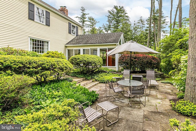 4582 Province Line, Princeton, NJ 08540 - view of patio / terrace with outdoor dining area