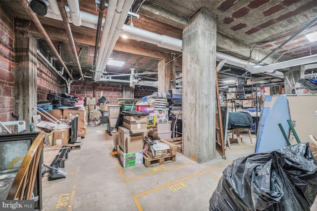 2515 K St NW Unit 205, Washington, DC 20037 - view of unfinished below grade area