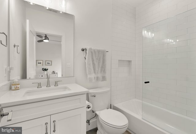 5421 4th St S, Arlington, VA 22204 - full bath with toilet, vanity, and  shower combination