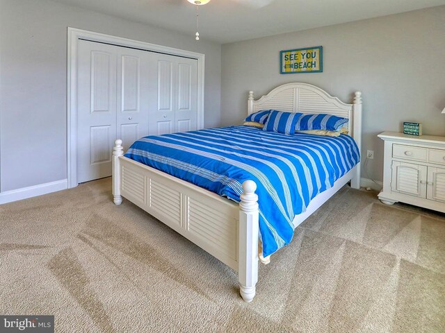 37529 Atlantic Ave Unit 11, Rehoboth Beach, DE 19971 - bedroom with carpet floors, a closet, and baseboards