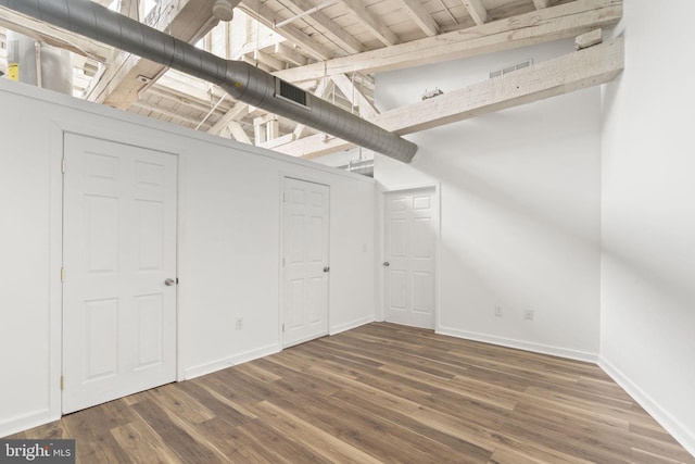 374 Shurs Ln Unit 304, Philadelphia, PA 19128 - basement with wood finished floors and baseboards