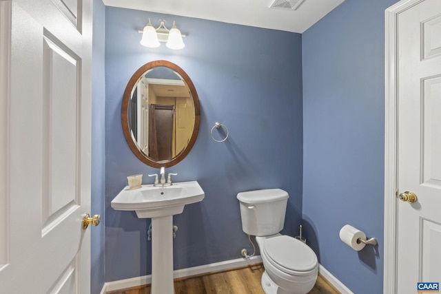 797 Willow Ridge Rd, Troy, VA 22974 - bathroom featuring toilet and wood finished floors