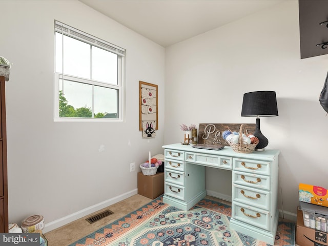 225 Norfolk Ln, Martinsburg, WV 25405 - office area with baseboards and light colored carpet