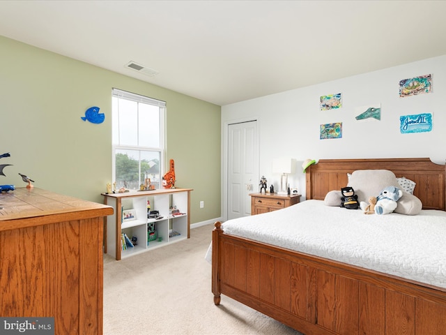 225 Norfolk Ln, Martinsburg, WV 25405 - bedroom with light colored carpet, baseboards, and a closet