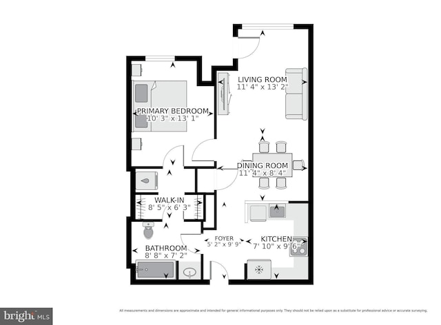 1000 New Jersey Ave SE Unit 315, Washington, DC 20003 - room layout