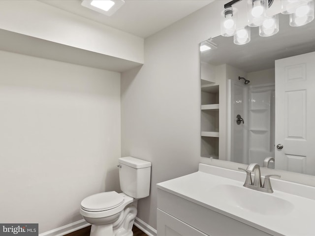 47 Picture Mountain Dr, Martinsburg, WV 25404 - full bathroom with vanity, wood finished floors, and a shower