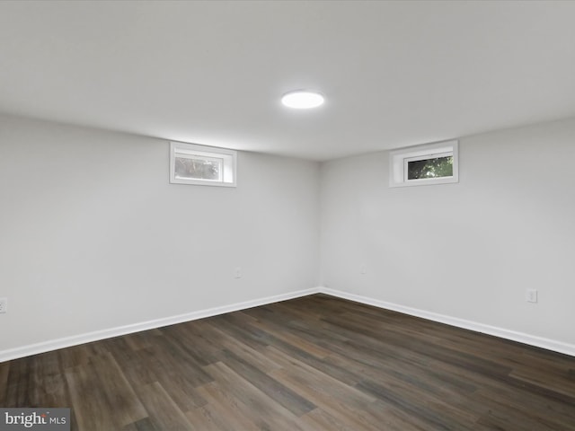 47 Picture Mountain Dr, Martinsburg, WV 25404 - basement featuring dark wood finished floors and baseboards