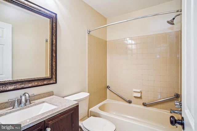 17817 Greentree Ln, Hagerstown, MD 21740 - full bathroom with bathtub / shower combination and vanity