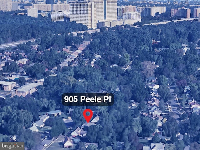 905 Peele Pl, Alexandria, VA 22304 - aerial map of property and surrounding area