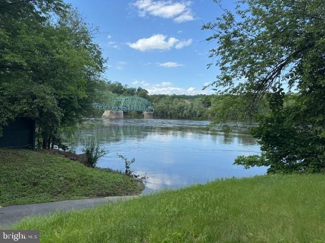 1512 River Rd, Upper Black Eddy, PA 18972 - water view featuring a heavily wooded area