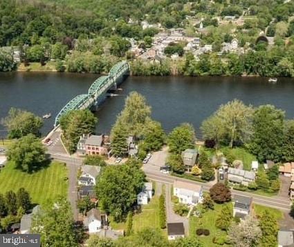 1512 River Rd, Upper Black Eddy, PA 18972 - drone / aerial view of a nearby body of water