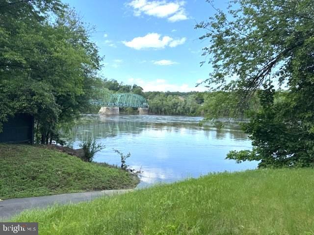 1512 River Rd, Upper Black Eddy, PA 18972 - water view with a heavily wooded area
